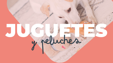 juguetes y peluches para cachorros